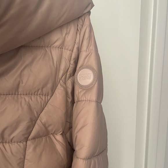 Point Zero Mid-Length Pink Puffer Coat Size S - Picture 4 of 8